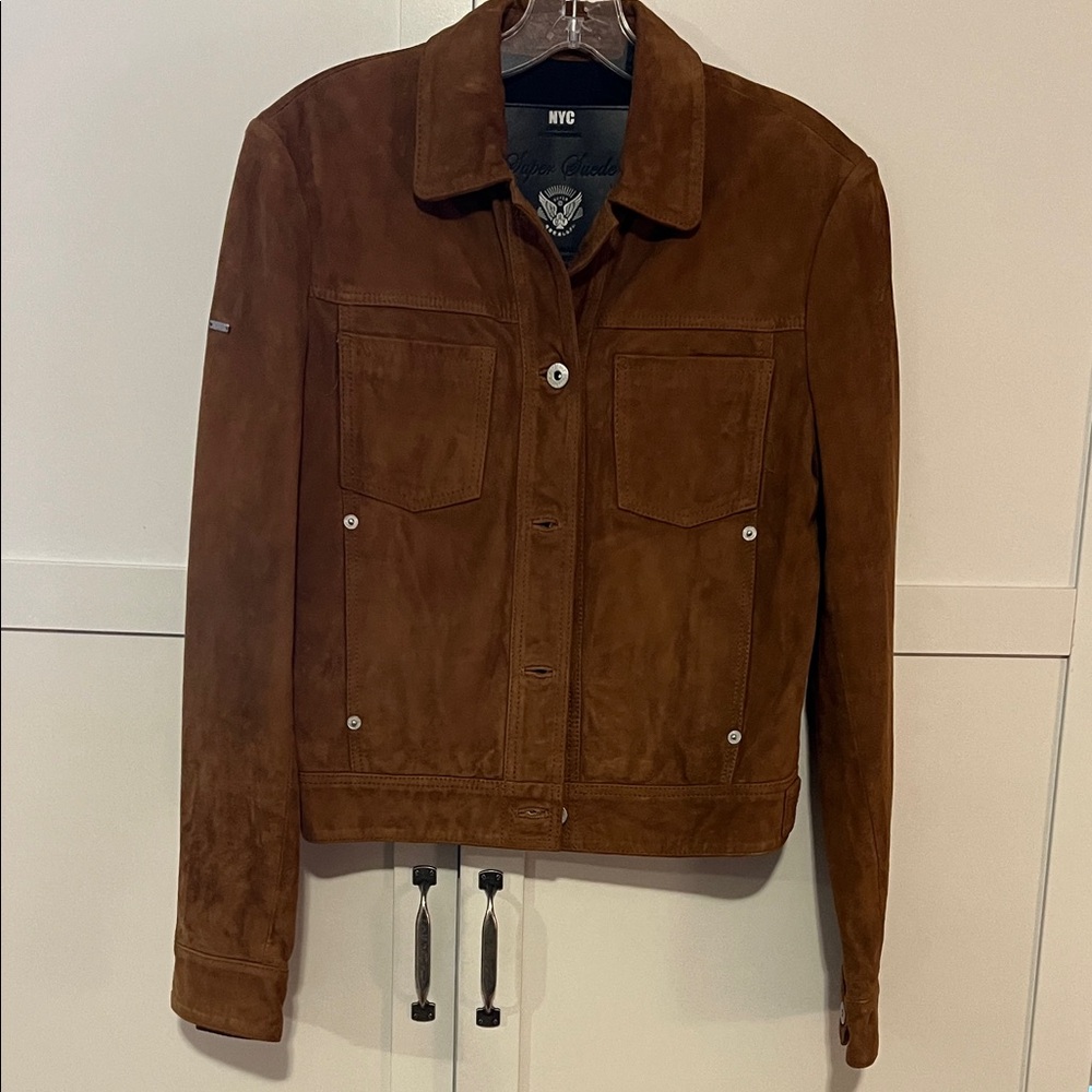 Superdown Brown Suede Jacket